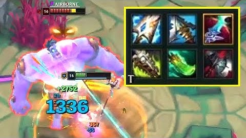 6 items Jayce vs 10000 HP Mundo.