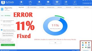 Iphone error 11% stuck on 11% during flashing fix