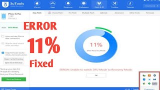 Iphone error 11%  stuck on 11% during flashing fix