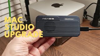 Mac Studio Storage Upgrade — Acasis Thunderbolt 5 Compatible SSD Enclosure Review