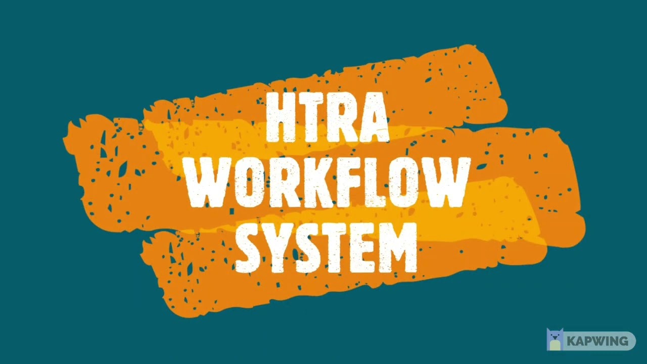 HTRA workflow system IIT TIRUPATI