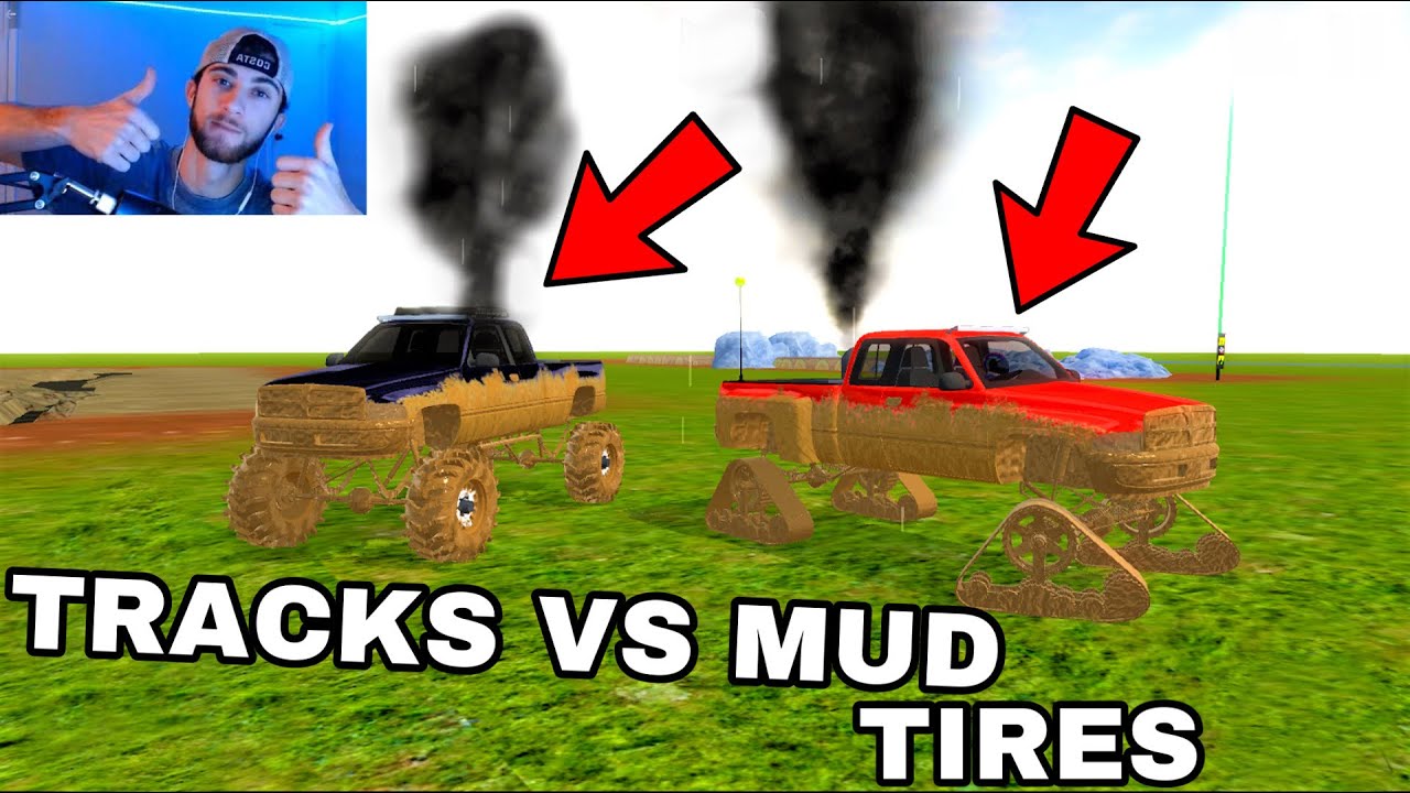 Offroad outlaws NEW UNSTOPPABLE TRACKS VS MUD TIRES WHICH IS BETTER? *INSANE RESULTS*