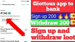 New Crypto loot | sign up and withdraw crypto | new Crypto payment proof 🤑🤑 | giottous app screenshot 3