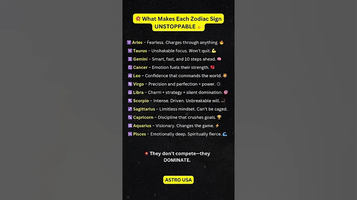 💥 What Makes Each Zodiac Sign UNSTOPPABLE 💫#zodiac #zodiacsigns #astrology #astrologysigns #shorts