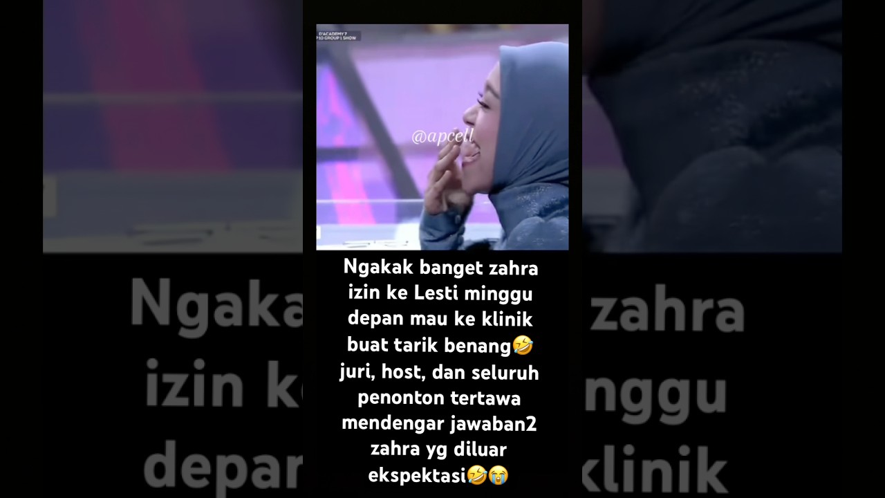 Lesti tertawa, zahra mau ke kliniknya mau narik benang 