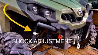 Can Am Commander shock adjustment (#168)