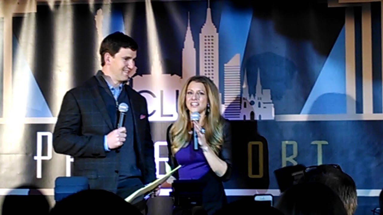 Eli Manning Superbowl Pregame predictions pt2 - YouTube