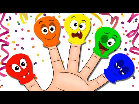 Finger Family Song | Balloon Finger Family 🎈+ More Nursery Rhymes \u0026 Fun Songs For Kids