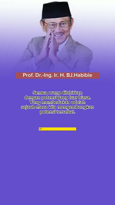 Kata kata Motivasi Tokoh Terkenal BJ Habibie #storywa30detik #katakatamotivasi #storywa #shorts