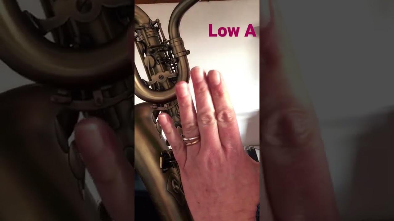Low A on BARITONE sax