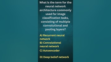 Image Classification Architecture