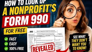 How to look up a nonprofit s Form 990 for free