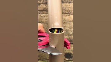 the process of cutting cable pipes #shortsvideo