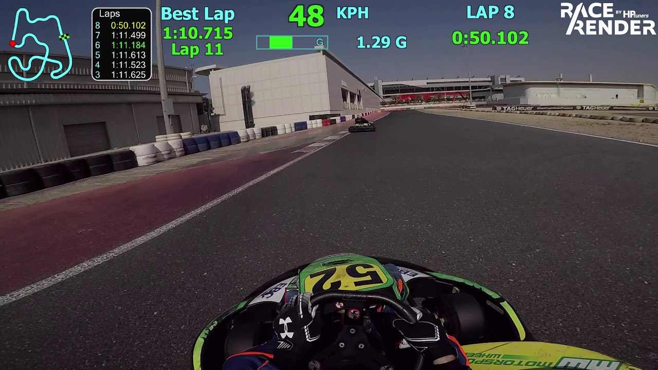 Dubai Kartdrome Outdoor RX8 rental practice 110.715 YouTube