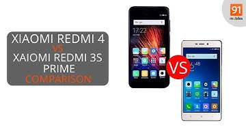 Xiaomi Redmi 4 vs Xiaomi Redmi 3s Prime comparison