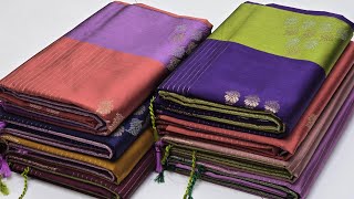 Aadi New Collections || Budget Friendly Kanchi Semi Silk Sarees || Latest Design || Coimbatore
