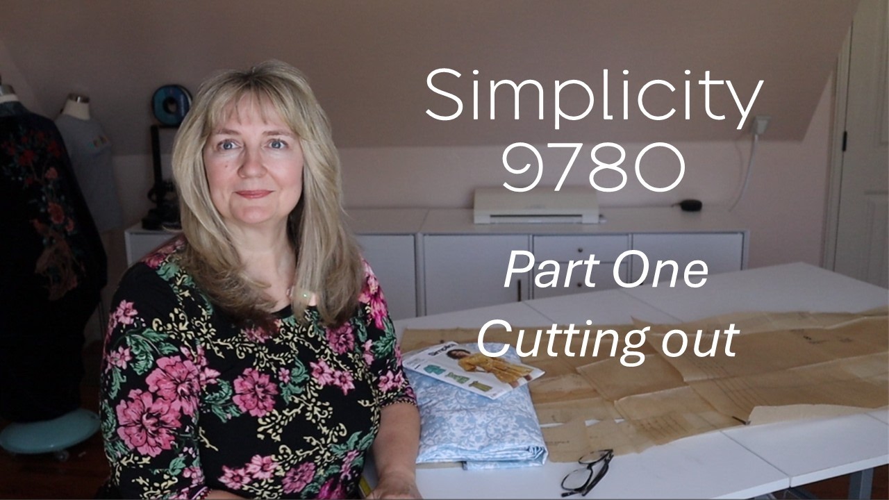 Simplicity 9780 Part 1 Pattern Prep and Cutting Out