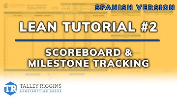 (SPANISH) LEAN Video Tutorial Series #2 | Scoreboard & Milestone Tracking