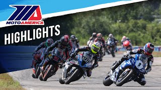 MotoAmerica Medallia Superbike Race 2 Highlights at Brainerd 2023