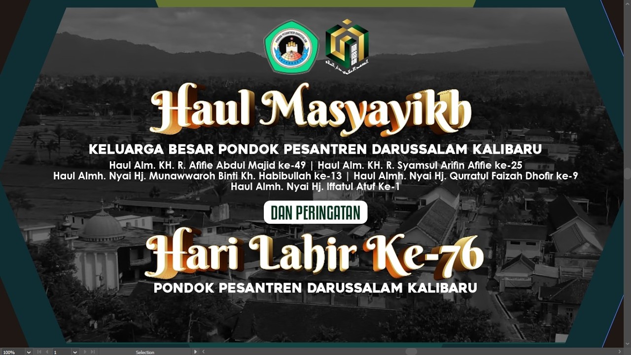 🔴LIVE HAUL MASYAYIKH & HARLAH ke- 76 PP. DARUSSALAM KALIBARU 2026