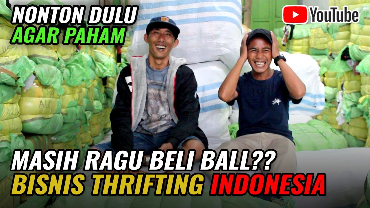 ⁣Bisnis Thrifting Utk Pemula Wajib Nonton - Mengenal Ball Segel Import Second Bandung (pakaian Bekas)