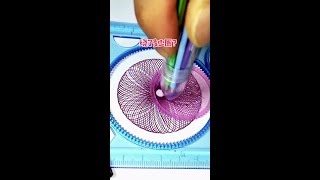 How Many Rotations Did The Pen Make In Total? ?? #Spirograph #2024 #Shorts