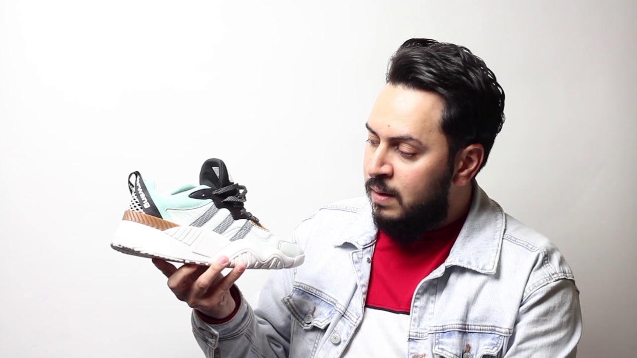 ADIDAS ORIGINALS BY AW TURNOUT TRAINER Review مراجعة سنيكرز شيخ - YouTube