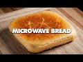 Noknead microwave bread  5minute microwave food hack