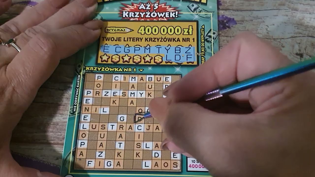 Zdrapki # 1005 mix zdrapek za 60 zł z Mega Krzyżówką 🦔🍂