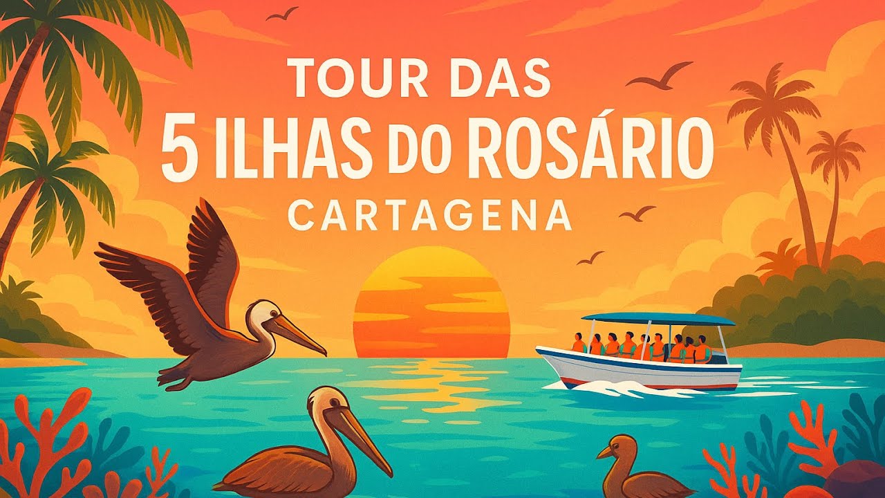 Descubra o Paraíso: Tour pelas 5 Ilhas do Rosário, Cartagena! 🏝️✨
