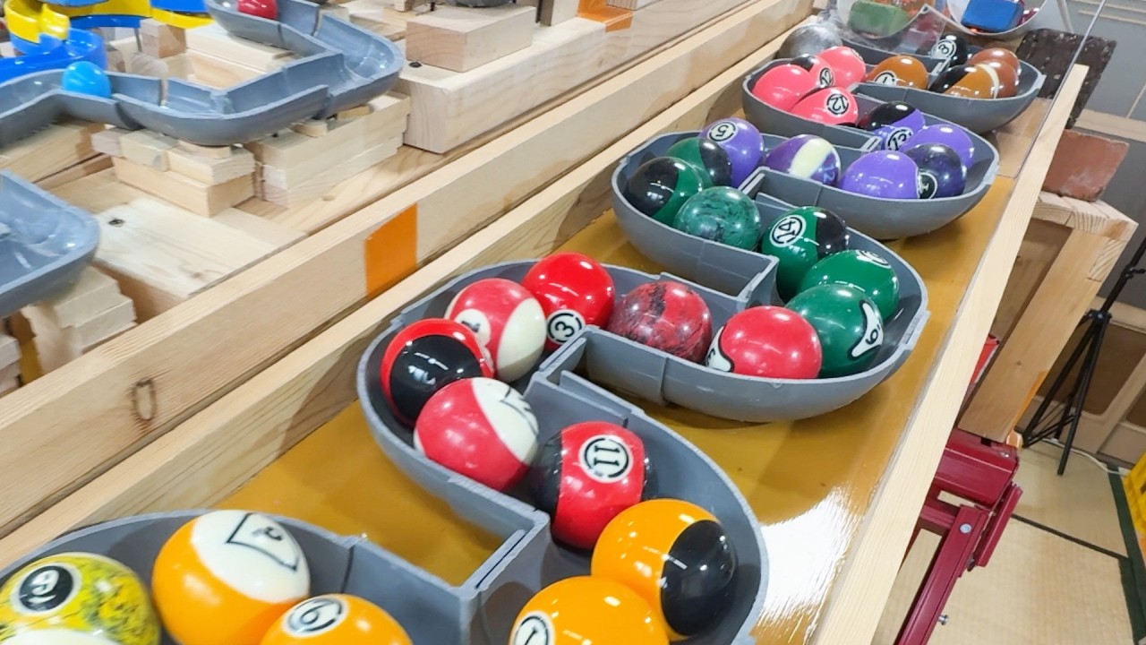 Seven fun marble run courses. Enjoy lots of handmade gimmicks. Vol. 33 #ASMR