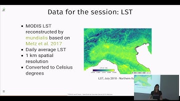 Veronica Andreo: Analysis of space-time satellite data for disease ecology