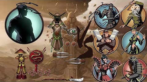 Shadow Fight 2 || Monk And Sentinel set Vs Gates of Shadows