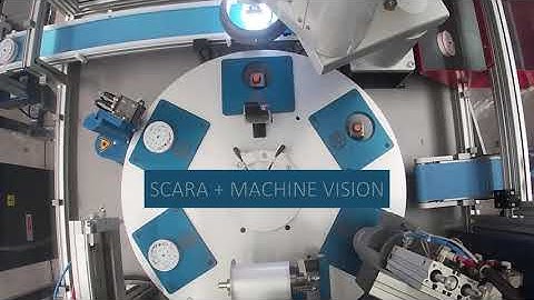 Assembly line with small footprint