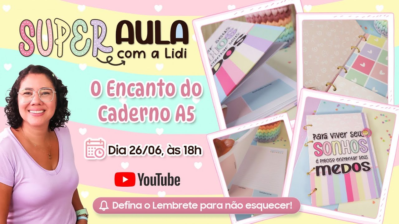 Super Aula Crie Cadernos | com Lidiane Severiano