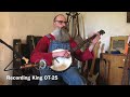 Oldtime banjo comparison goldtone vs recording king vs gold star