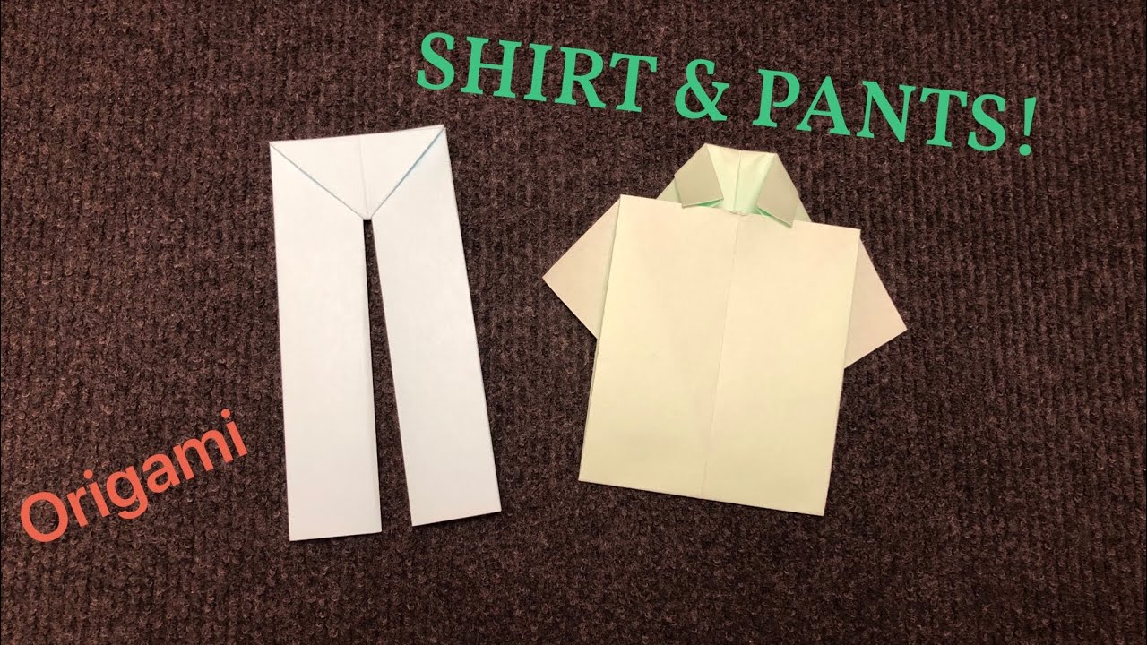 Money Origami Shirt and Tie Folding Instructions