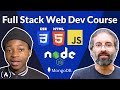 Full stack web development for beginners full course on html css javascript nodejs mongodb