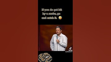 If you get bitten, make sure you catch that snake.  #natebargatze #funny #foryou #comedy