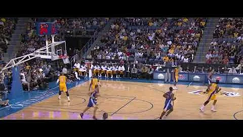 Kobe Gives Curry Respect After Draining Long Three