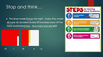 VIDEO   GR 4 NUMBER SENSE - WORD PROBLEMS