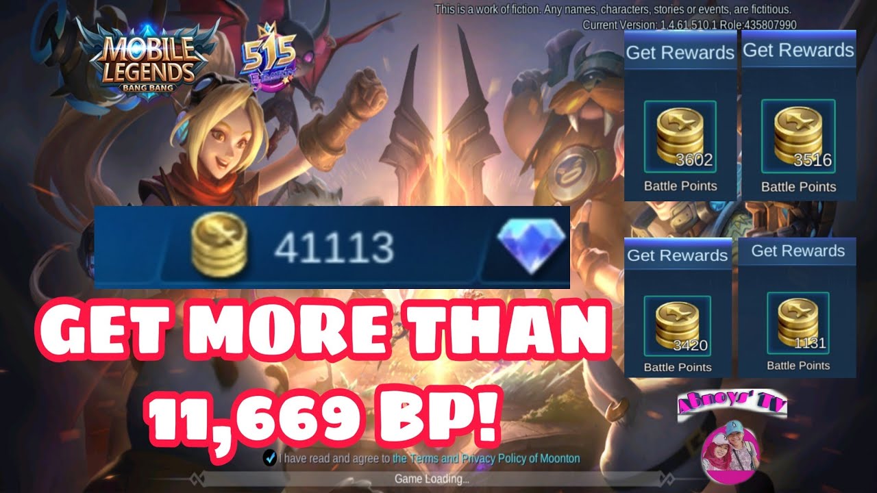 BATTLE POINTS BUG IN MOBILE LEGENDS