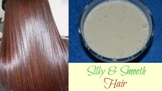 How to Get Silky Smooth Hair at home || Frizzy Hair mask || DIY