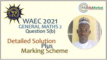 WAEC 2021 GENERAL MATHEMATICS 2 | WASSCE | SSCE | PROBABILITY | MYEDUMARKET