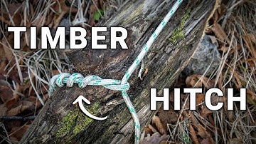 How to Tie the Timber Hitch (For Pulling Heavy Logs)