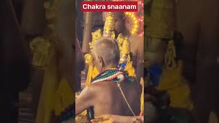 Tirumala Brahmotsavam ending Chakra snaanam@journalistKiran ￼