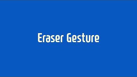 [Flexcil Tutorial] Eraser gesture