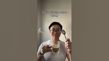 You’re drinking coffee all wrong ☕️ #caldicoffee #coffeefunny #coffeeaddict
