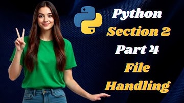 File Handling in Python Explained with Real Life Examples  | Urdu + English