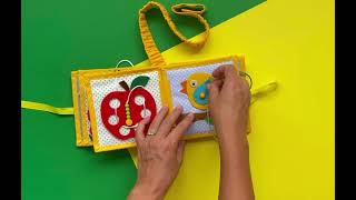 Little Mouse quiet book, busy book for toddler